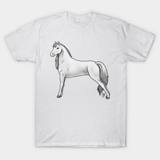 Horse - Morgan - White T-Shirt